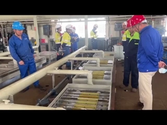 Πλήρως αυτόματη μηχανή διύλισης αργύρου 200kg χωρητικότητας Ηλεκτρόλυση αργύρου